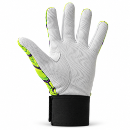 PGX Gamma Crush batting glove white textured palm and long black cuff