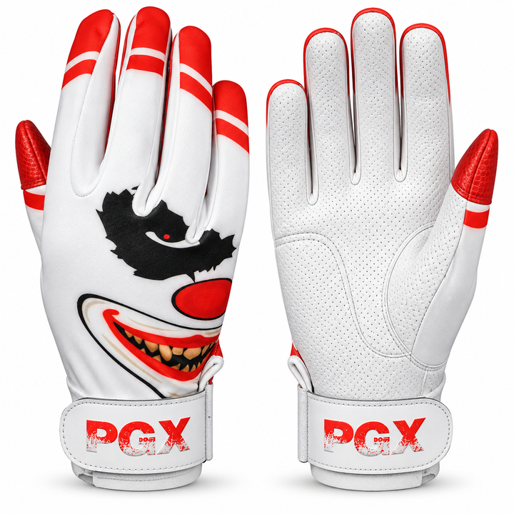 Crazy Clown Baseball Batting Gloves