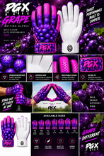 PGX Grape batting gloves A+ content with performance features and sizing