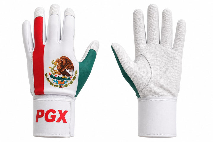 Mexico Long Cuff Baseball Batting Gloves