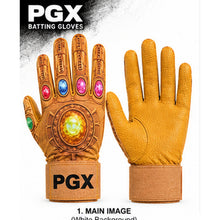 PGX Power Stones long cuff batting gloves main product image