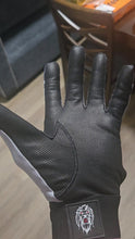 PGX Skull and Bones batting glove black textured palm detail