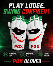 PGX Smiley baseball batting gloves with dependable grip, breathable flex and secure wrist fit