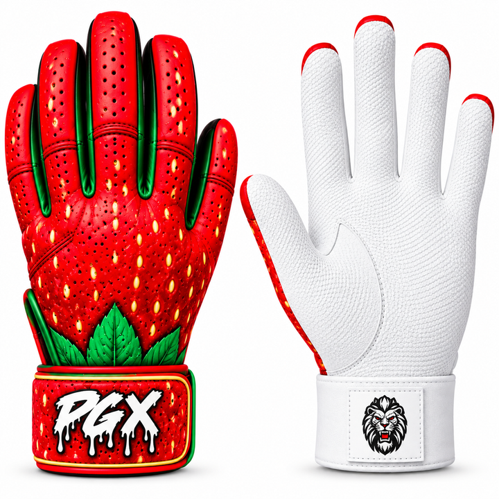 PGX Strawberry Batting Gloves — Pre-Order