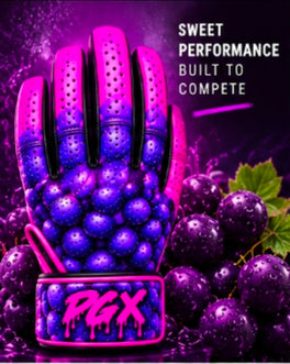 PGX Grape long cuff batting gloves