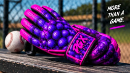 PGX Grape long cuff batting gloves