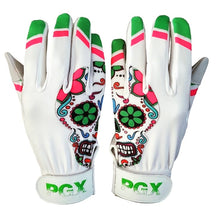 Luchador Youth Batting gloves White/ Black - PRIMAL BASEBALL